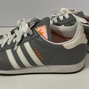 Adidas Samoa - Grey/White/Orange - Size 11 (Mens)